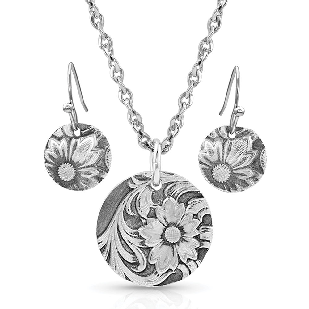 Art Of The Buckle Jewelry Set by Montana Silversmiths