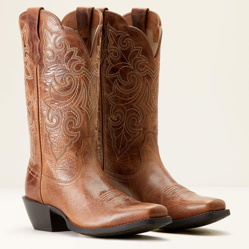 The Cassie Round Up Square Toe Women's Boot By Ariat