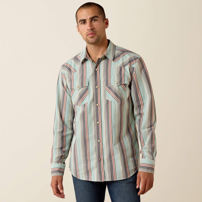 The All Walk, No Talk Men's Pearl Snap Shirt by Ariat