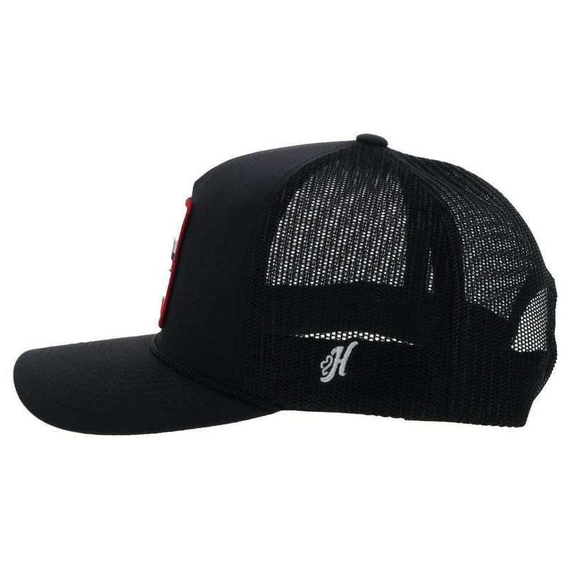 Pabst Blue Ribbon Hat by Hooey Black/Black