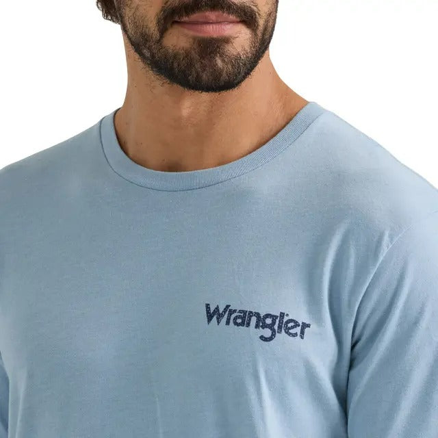 The Long Live Cowboys Bronc Men's Tee By Wrangler