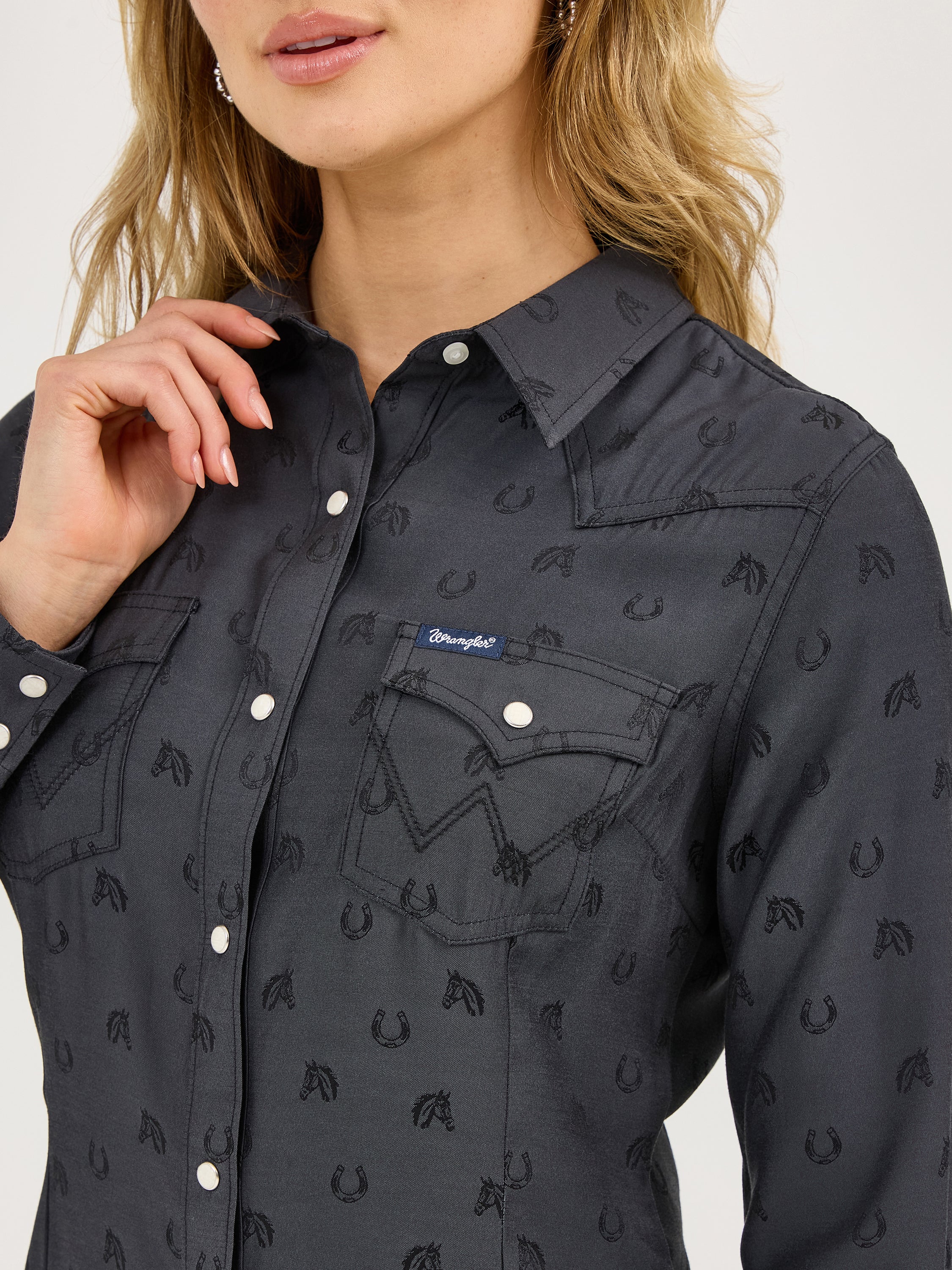 The Lucky Charms Pearl Snap by Wrangler