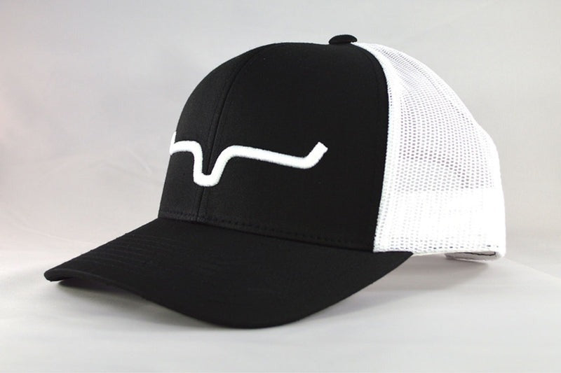 The Weekly Trucker Hat by Kimes Ranch Black/White