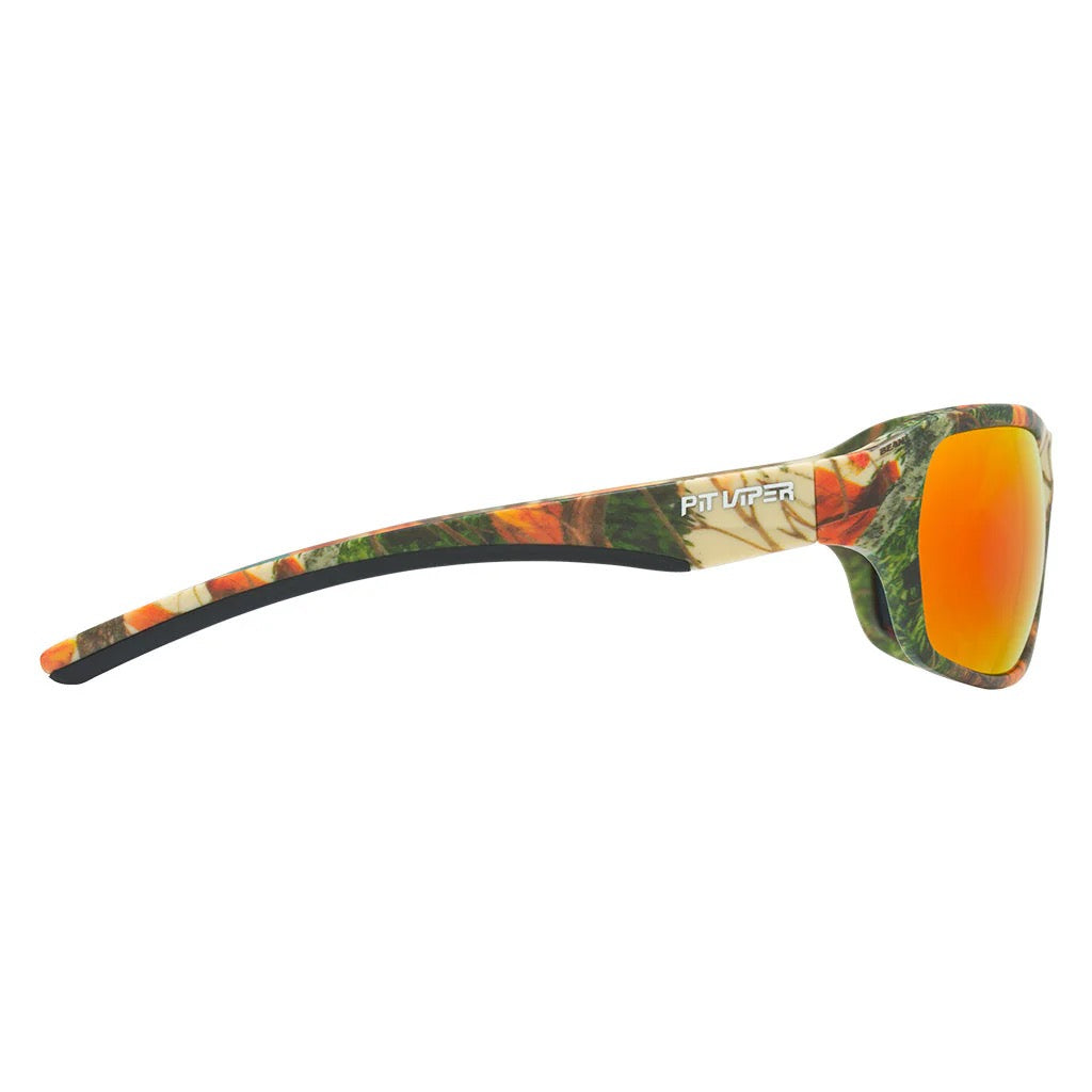 The Somox Actualbush in HDPV Polarized Red Sunglasses by Pit Viper