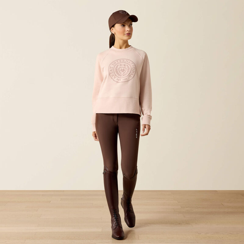 The Martine Women's Fancy Sweatshirt by Ariat in Sepia Rose