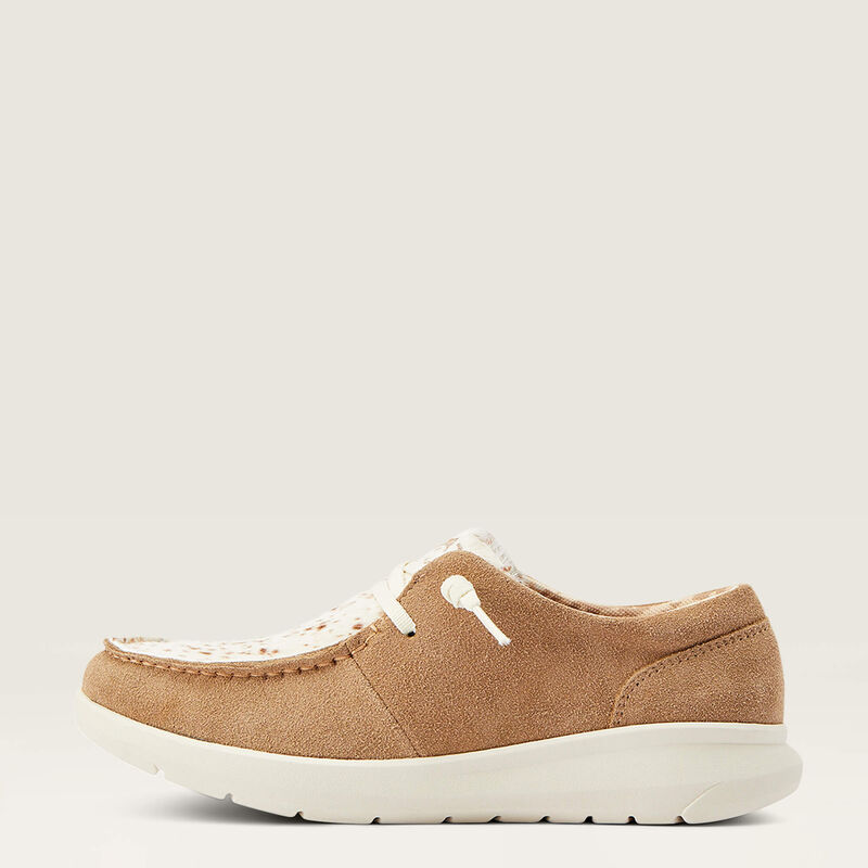 Ranchy Speckled Hide/Roughout Tan Hilo Shoes by Ariat