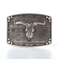 The "All Horns" Belt Buckle by Nocona
