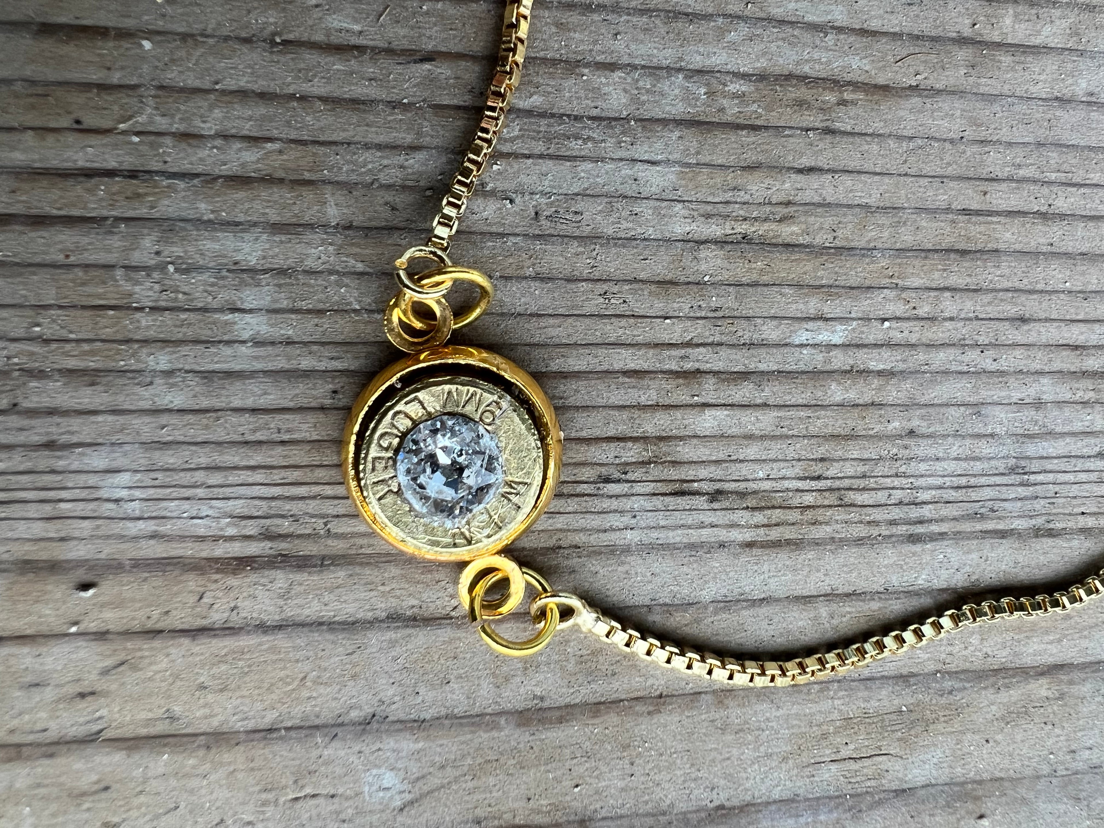 The Sparkly Bullet Adjustable Bracelet