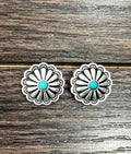 The Plum Pretty Concho Earrings Small