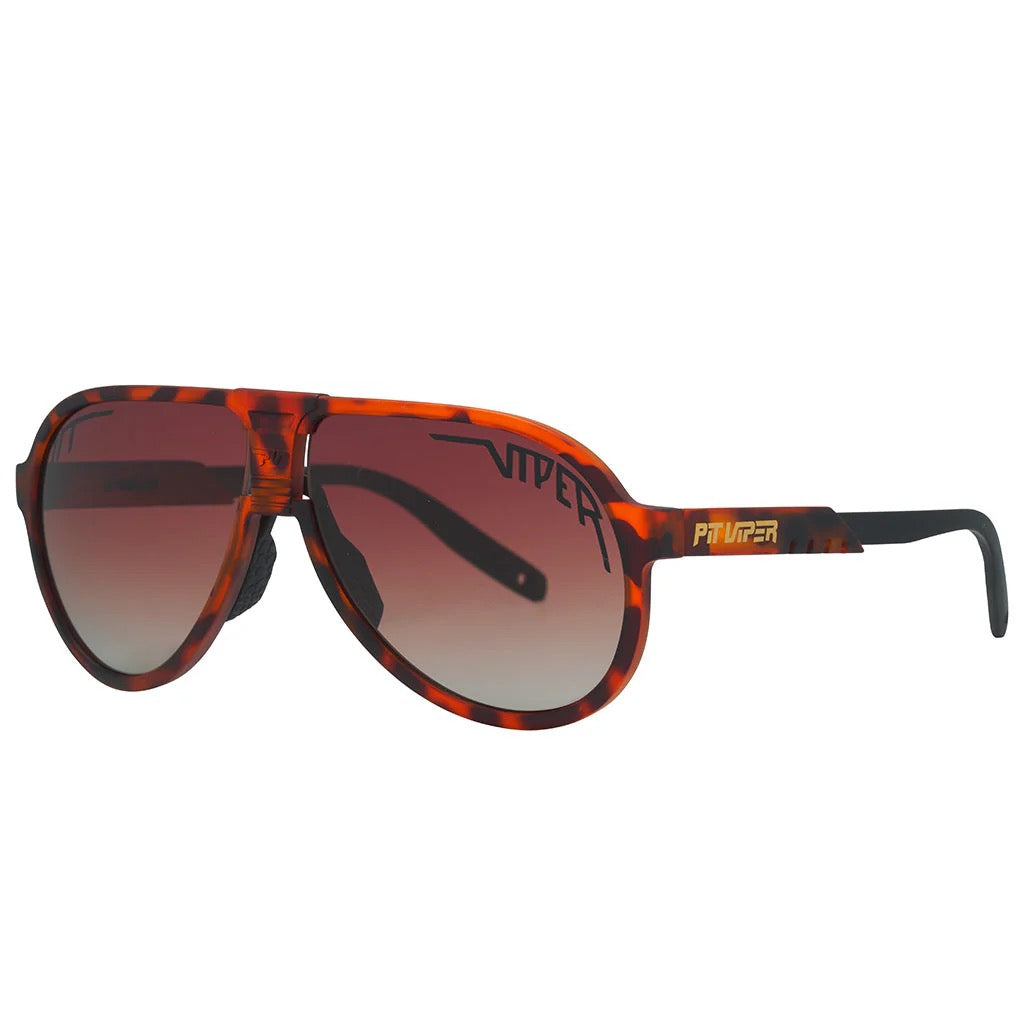 The Jethawk Landlocked Polarized Brown Fade Sunglasses by Pit Viper