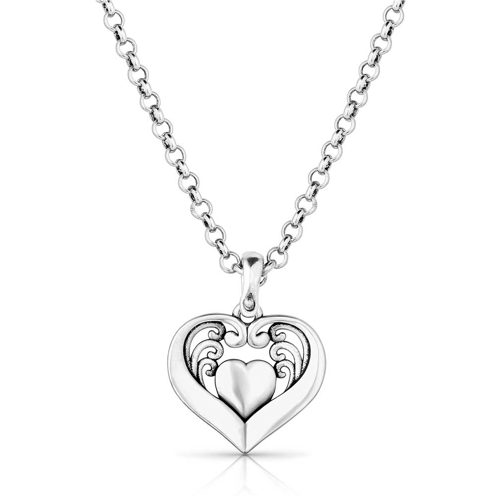 Fierce Hearts Necklace by Montana Silversmiths