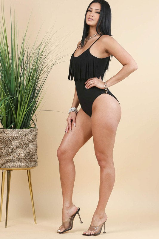 The Shania Fringe Bodysuit
