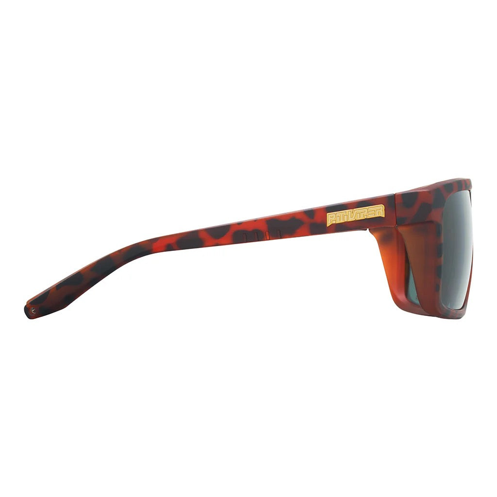 The Turboshaft Landlocked HDPV Polarized Smoke Sunglasses by Pit Viper