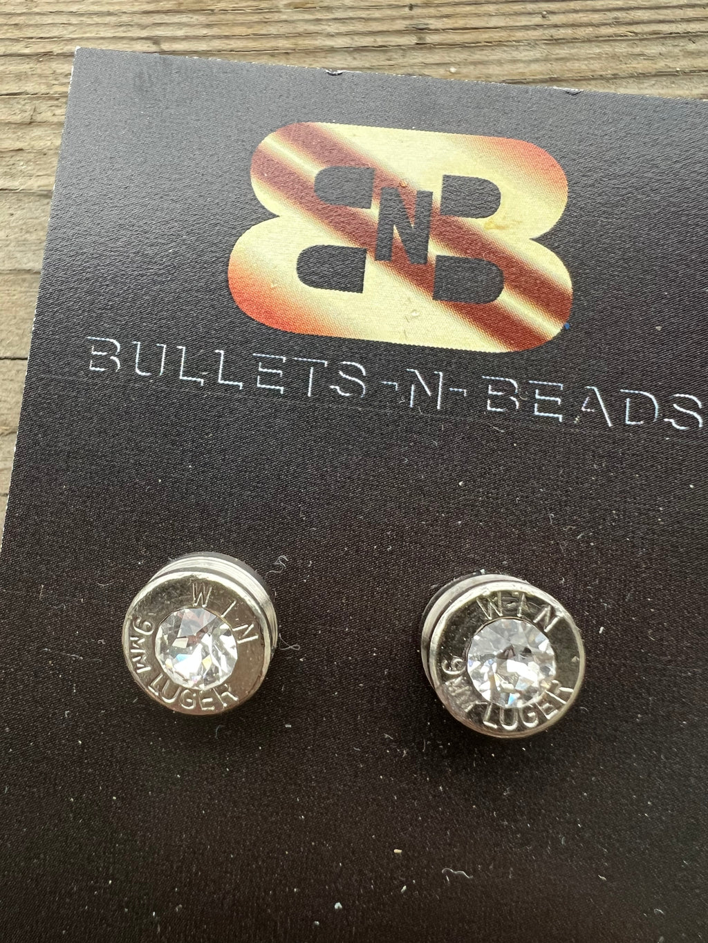 The Sparkly Bullet Stud Earrings