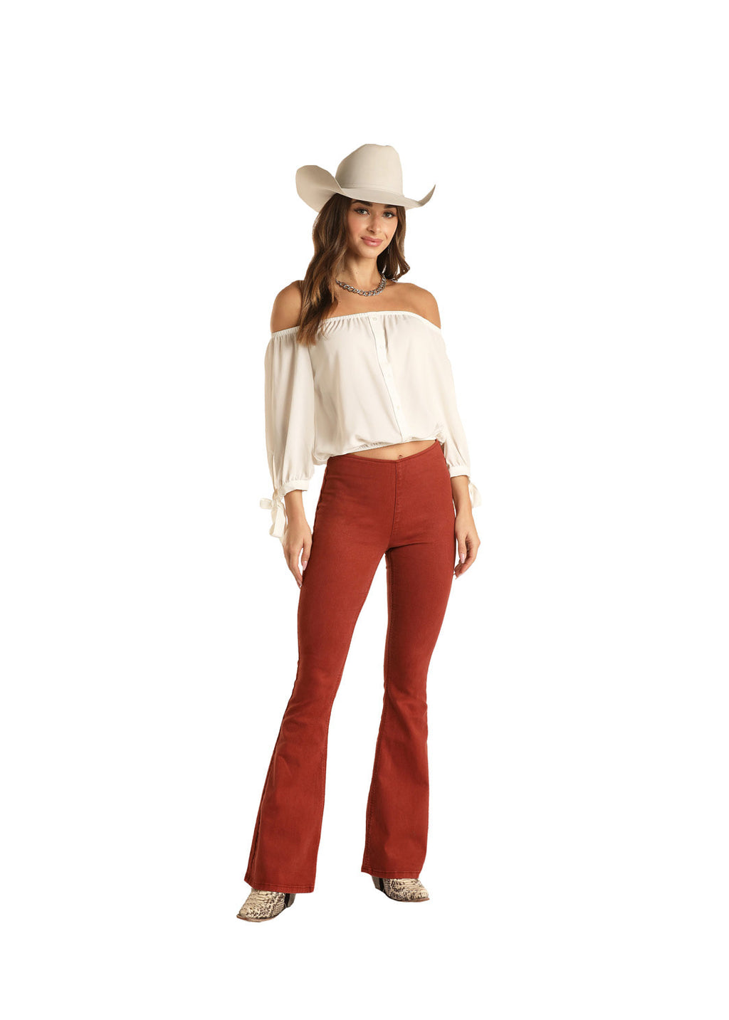 Fine as Wine Pull on Flare by Rock & Roll Denim