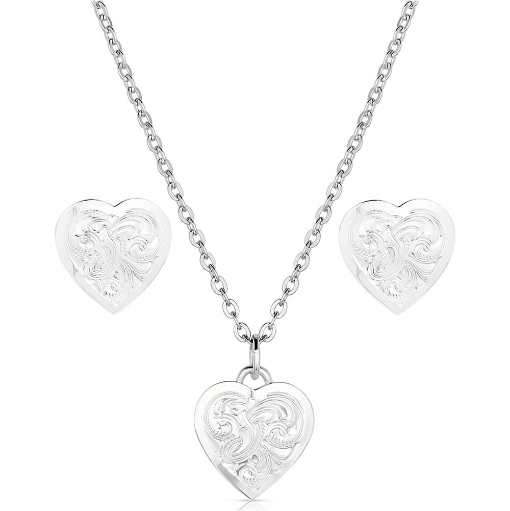 Pure Heart Jewelry Set by Montana Silversmiths
