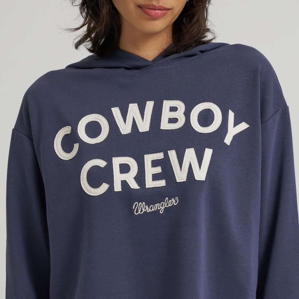 The Cowboy Crew Cropped Hoodie by Wrangler