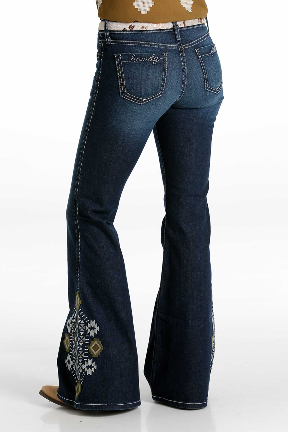 Howdy Ya'll Flare Jeans by Cruel Denim