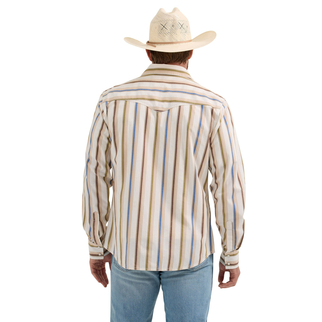 The Benson Retro Pearl Snap Shirt by Wrangler