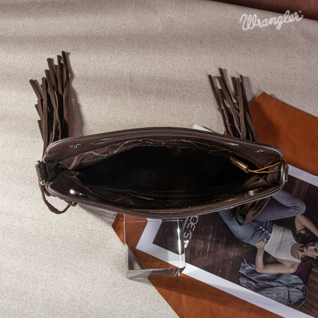 The Boot Stitch Babe Purse by Wrangler in Coffee