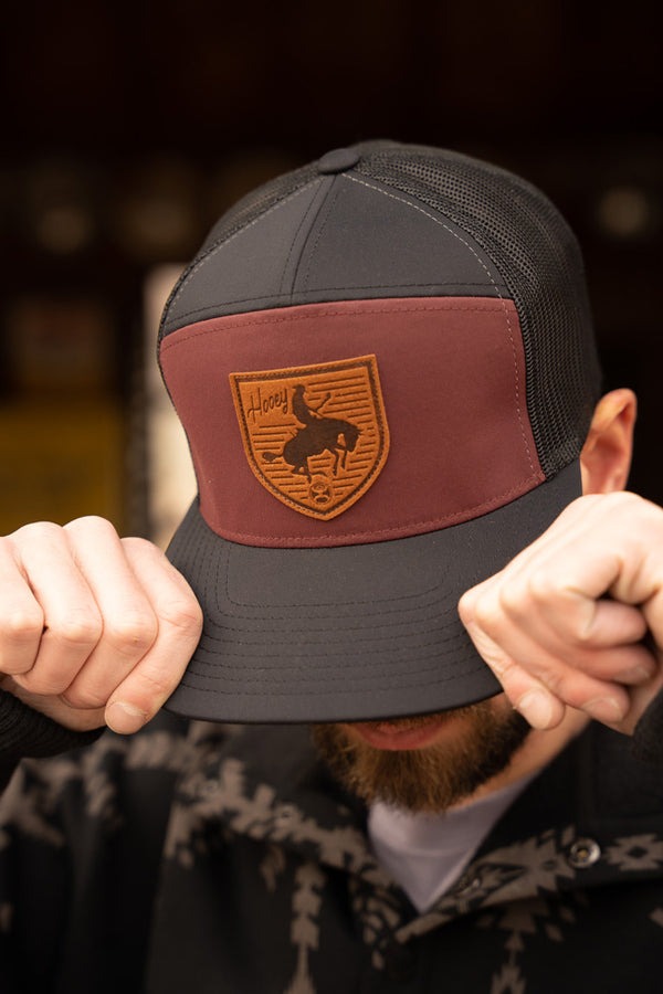 Roughy Hat by Hooey Maroon/Black