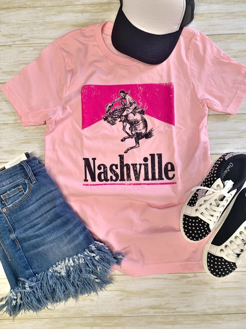 The Pink Nashville Rodeo Tee