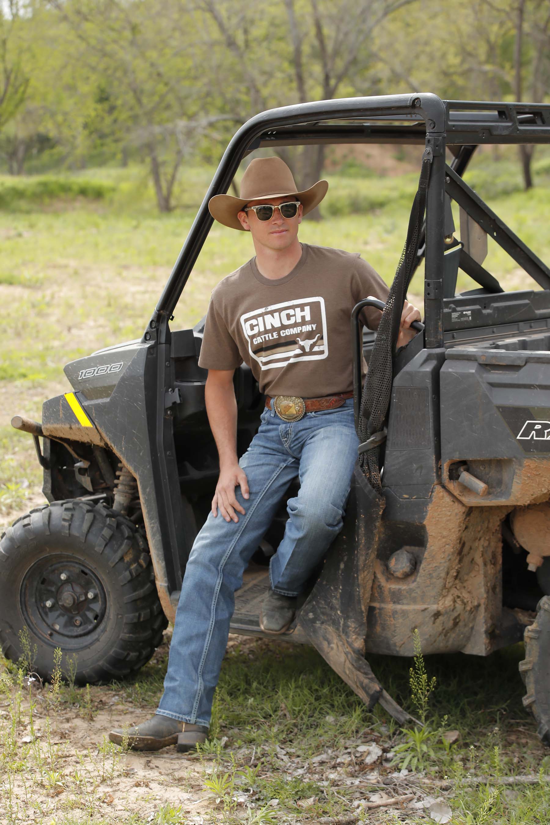 The Cattle Co. Tee by Cinch-Brn