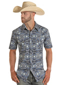 The Jimmy John Aztec Pearl Snap Short Sleeve Shirt