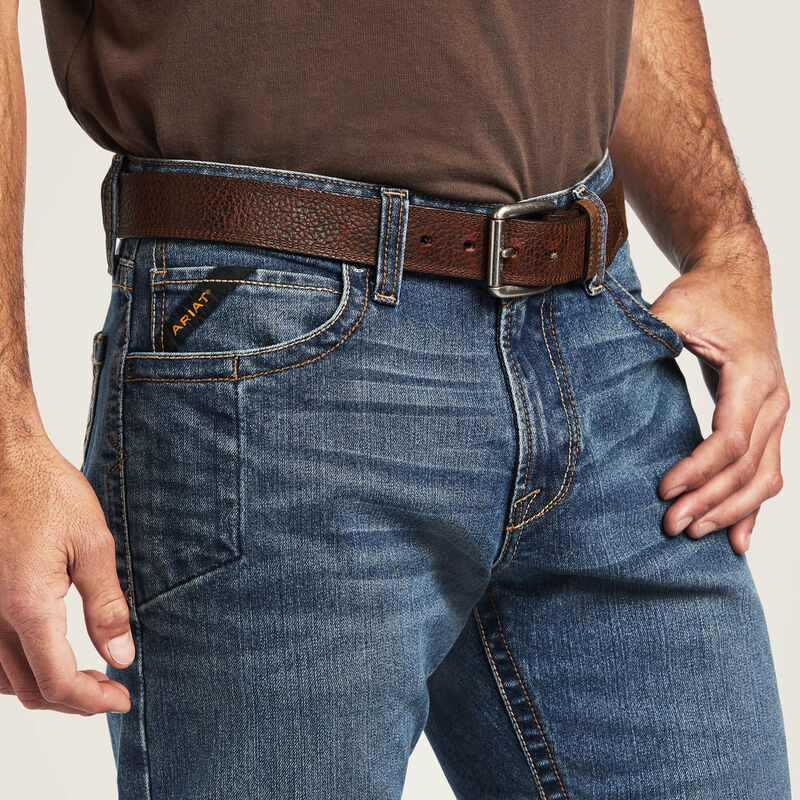 ARIAT Men's Rebar M7 Stackable Straight Leg Jeans