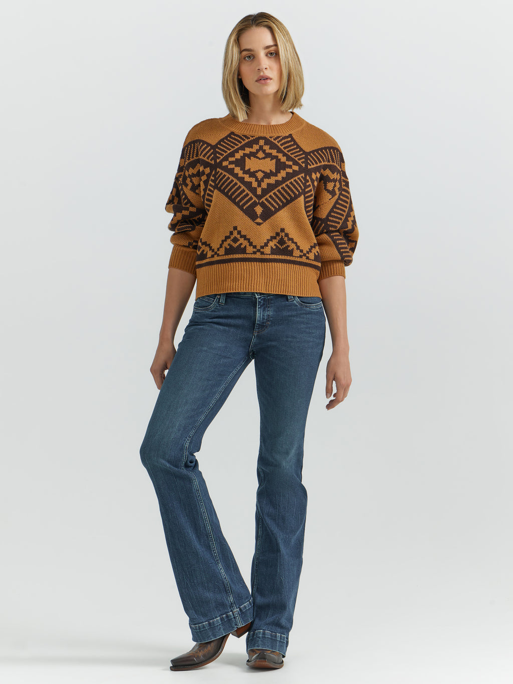 The Autumn Southwestern Sweater by Wrangler