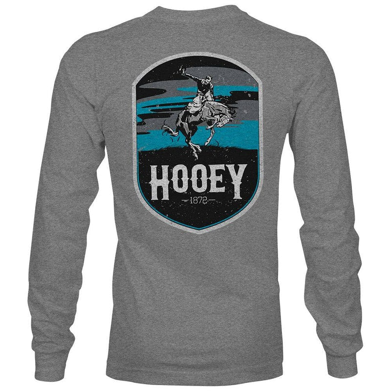 The Cheyenne Long Sleeve Tee by Hooey in Grey