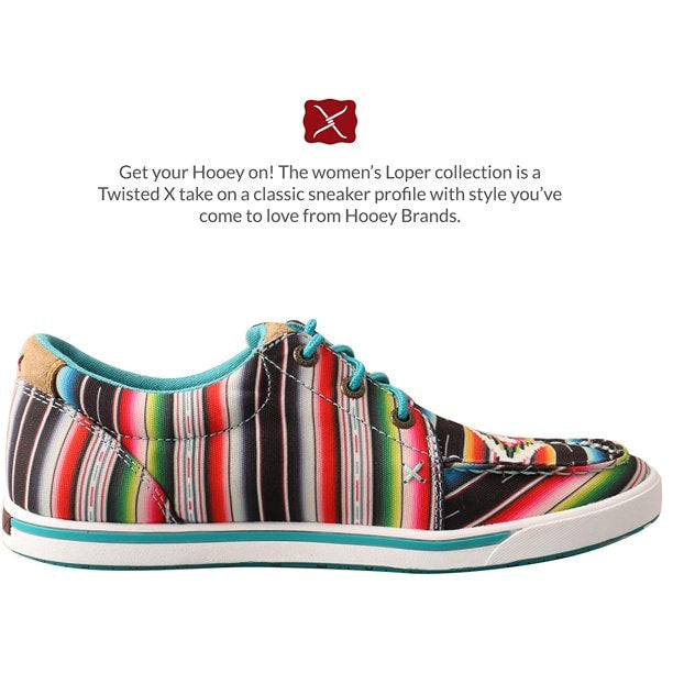 Women’s Hooey Loper by Twisted X - Black Serape