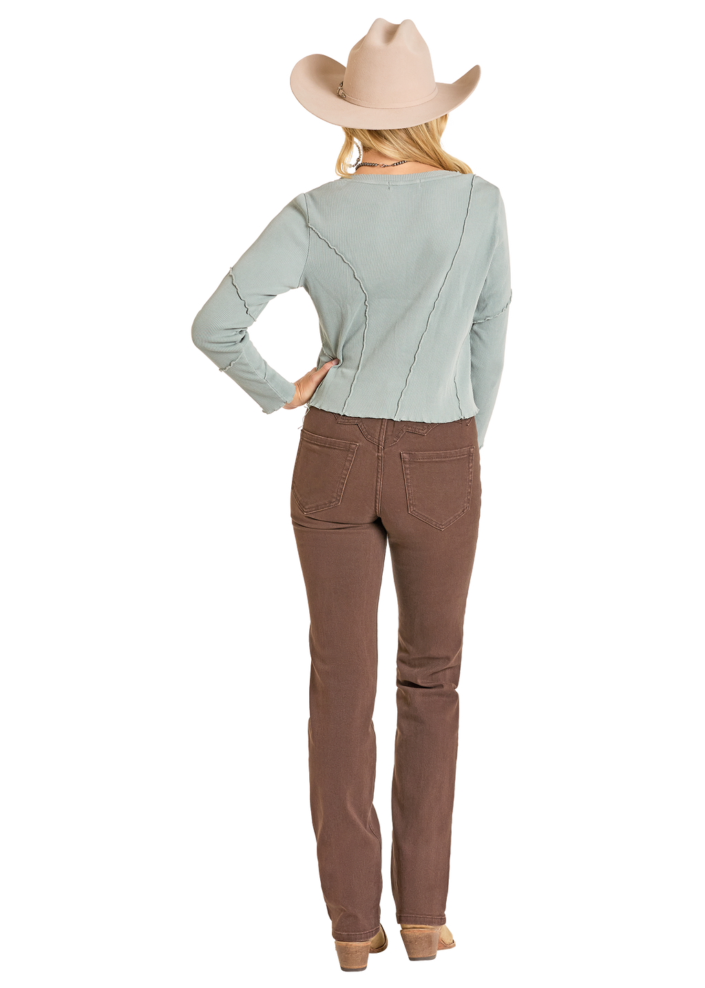 The West Desperado Jeans in Chocolate by Rock & Roll Denim
