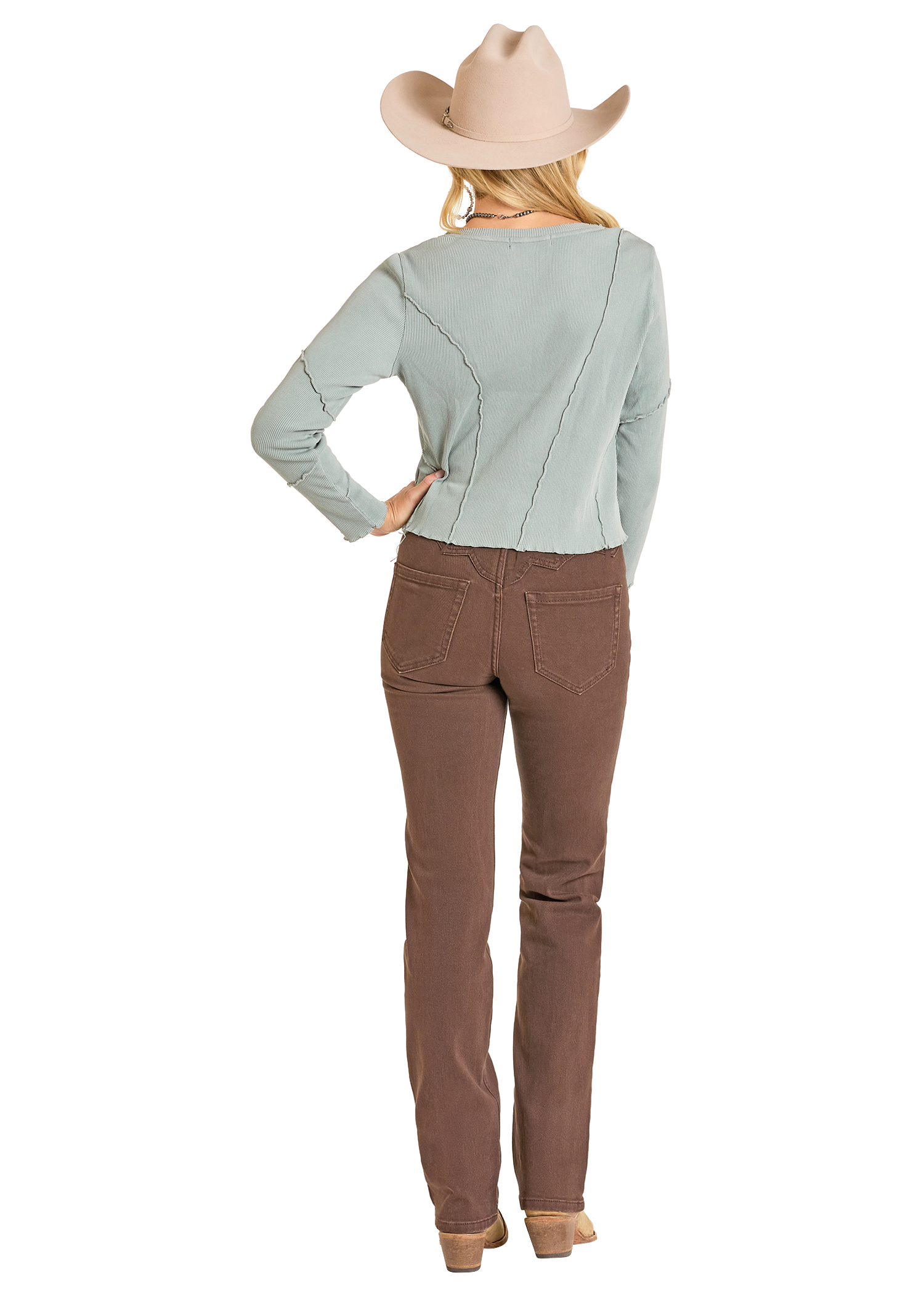 The West Desperado Jeans in Chocolate by Rock & Roll Denim