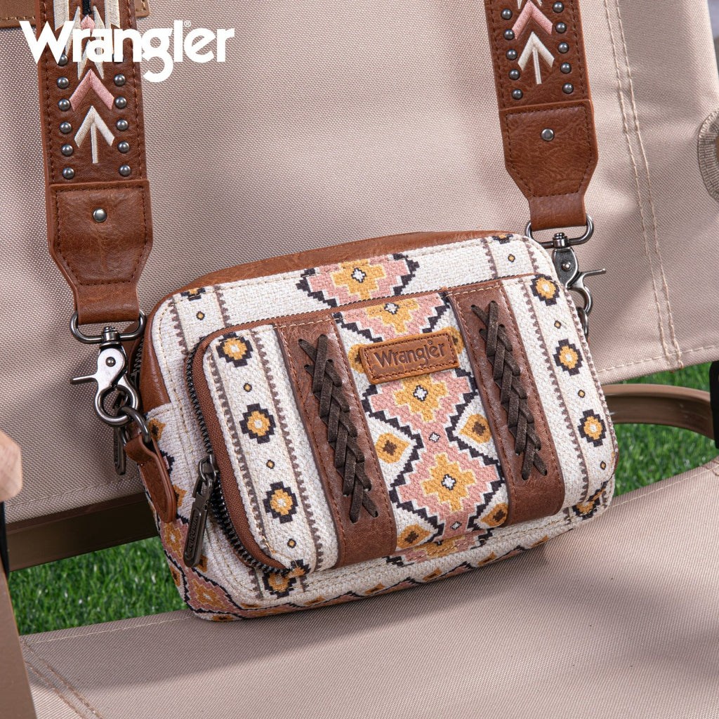 The All Rounder Aztec Crossbody by Wrangler