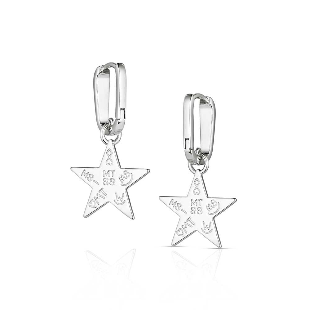 Lucky Star Earrings by Montana Silversmiths