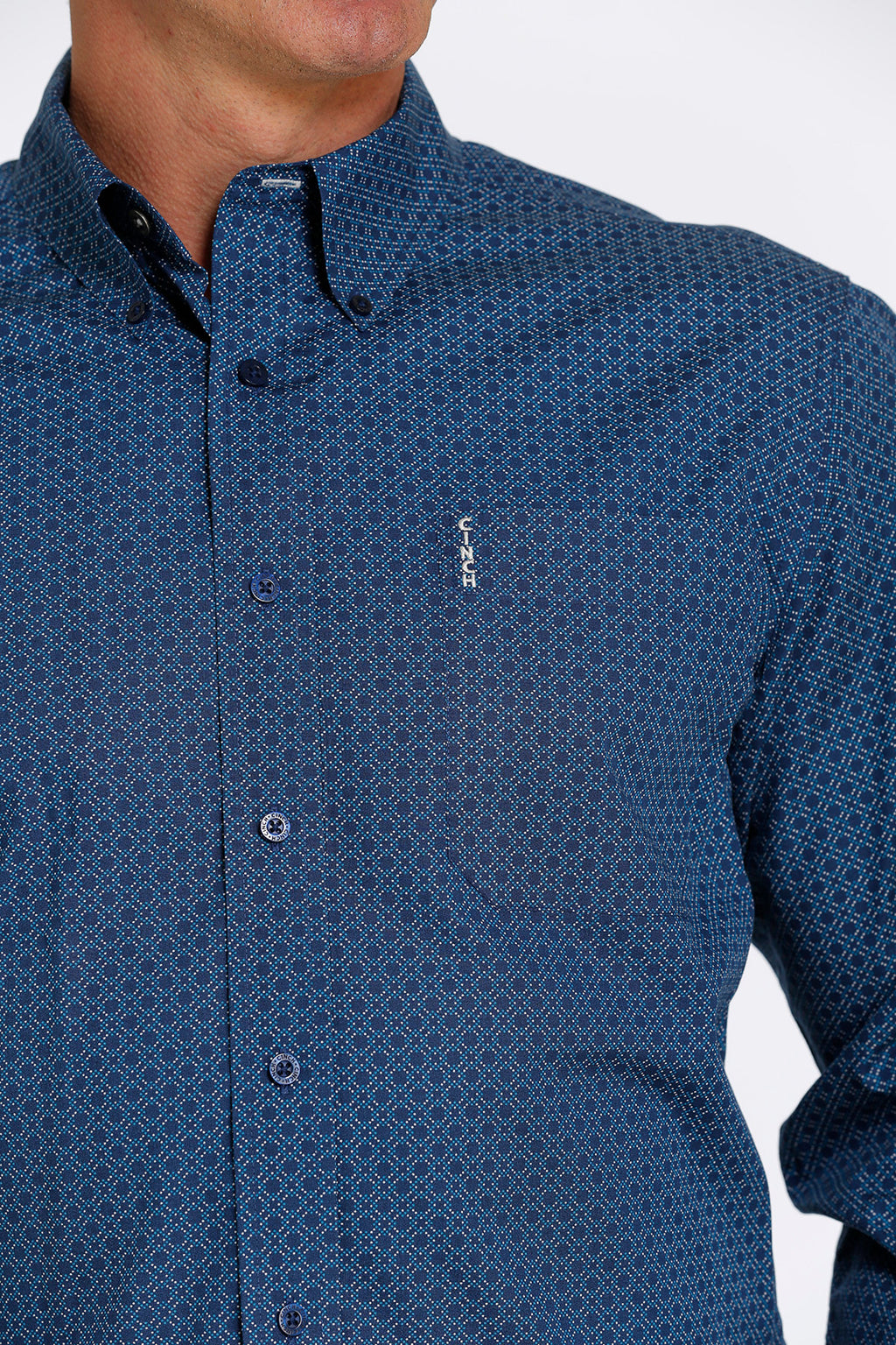 The Maverick Royal Men's Long Sleeve Button Up