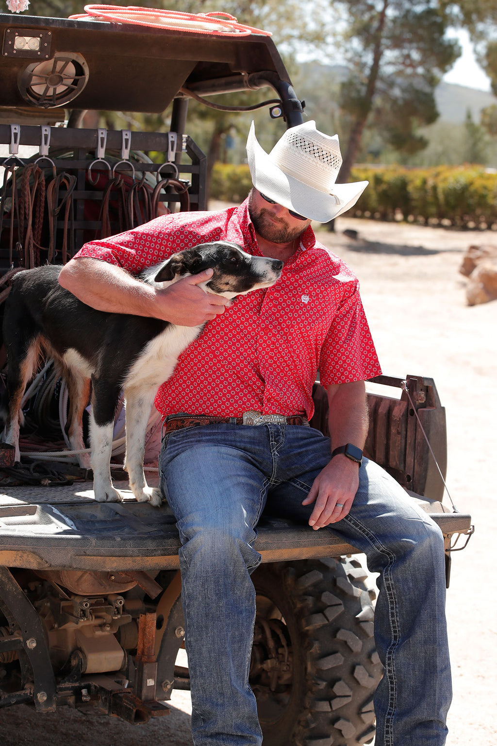 The Hotrod Short Sleeve Button Up Shirt by Cinch
