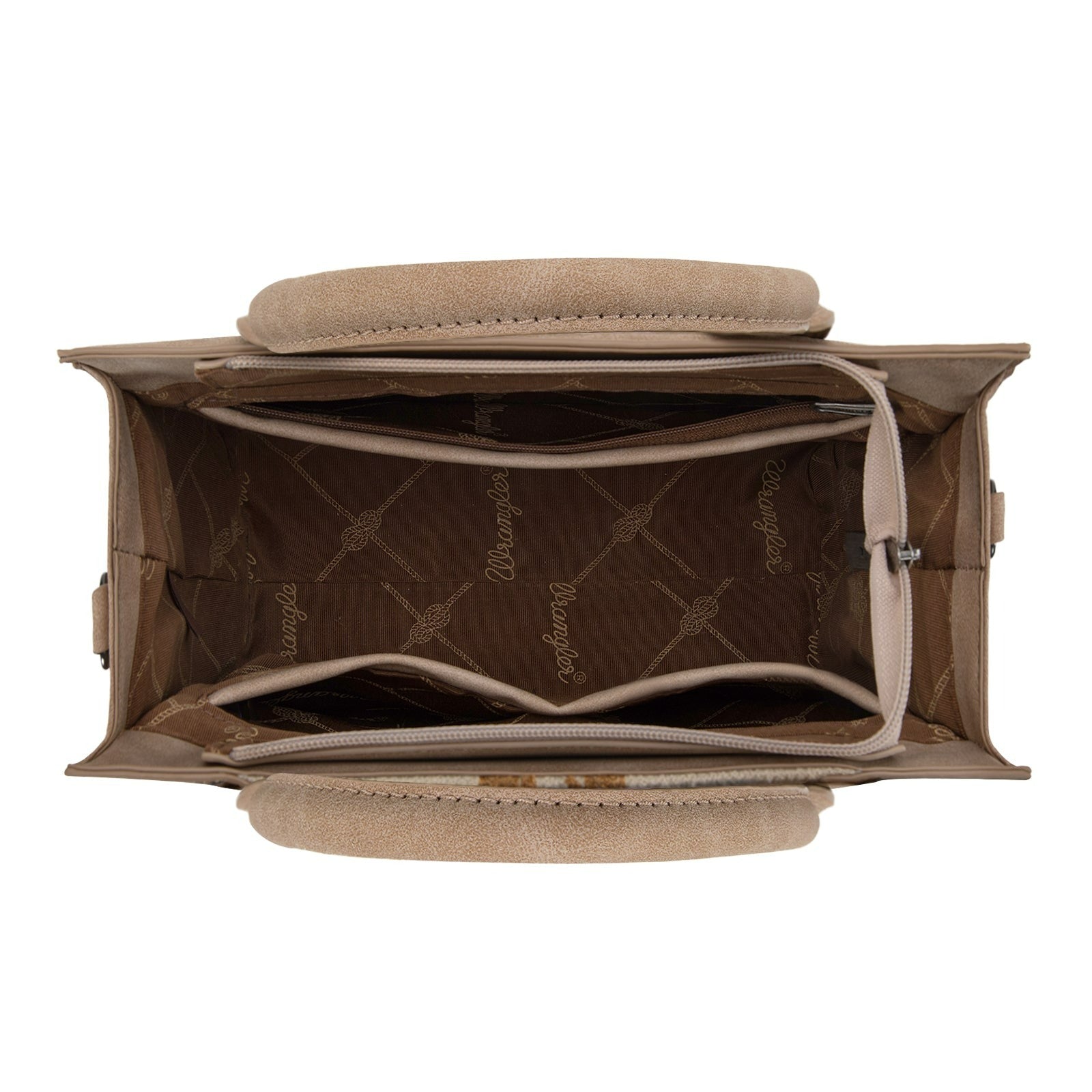 The Alexandra Wrangler Mini Tote Purse in Tan