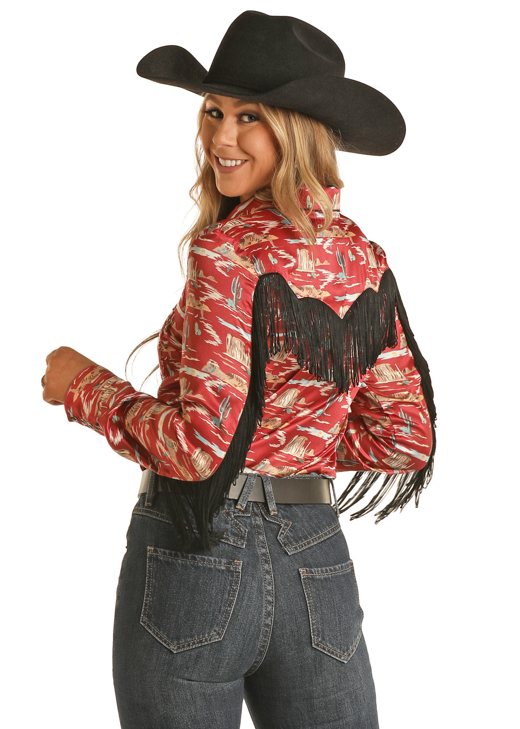 The Richie Rich Desert Fringe Snap Up Shirt by Rock & Roll Denim