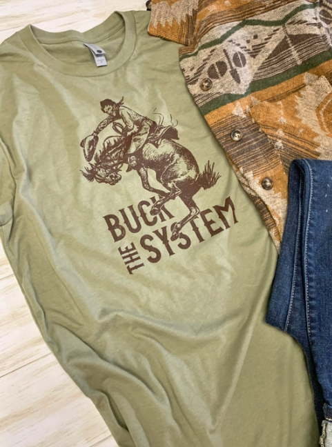 Buck the System Tee