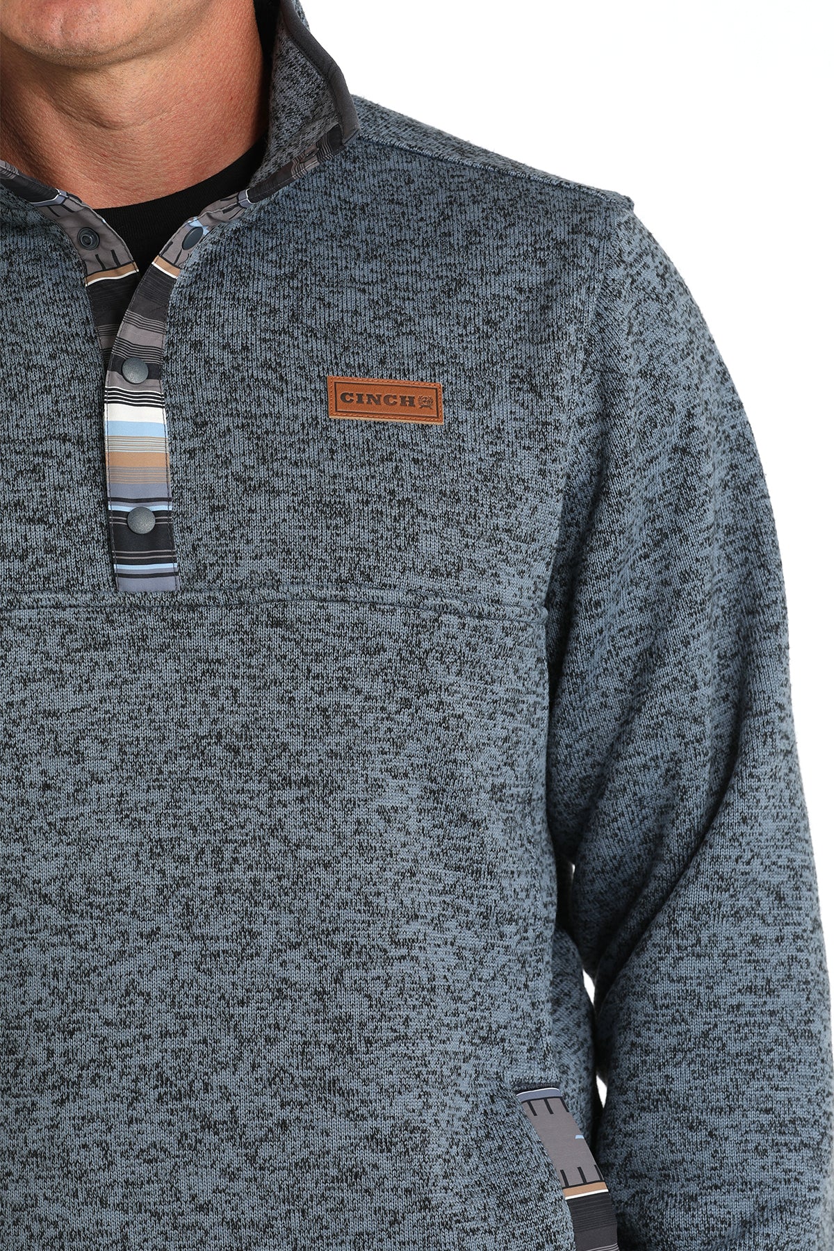 The Surf Ridge Fleece Snap Up Men's Sweater by Cinch