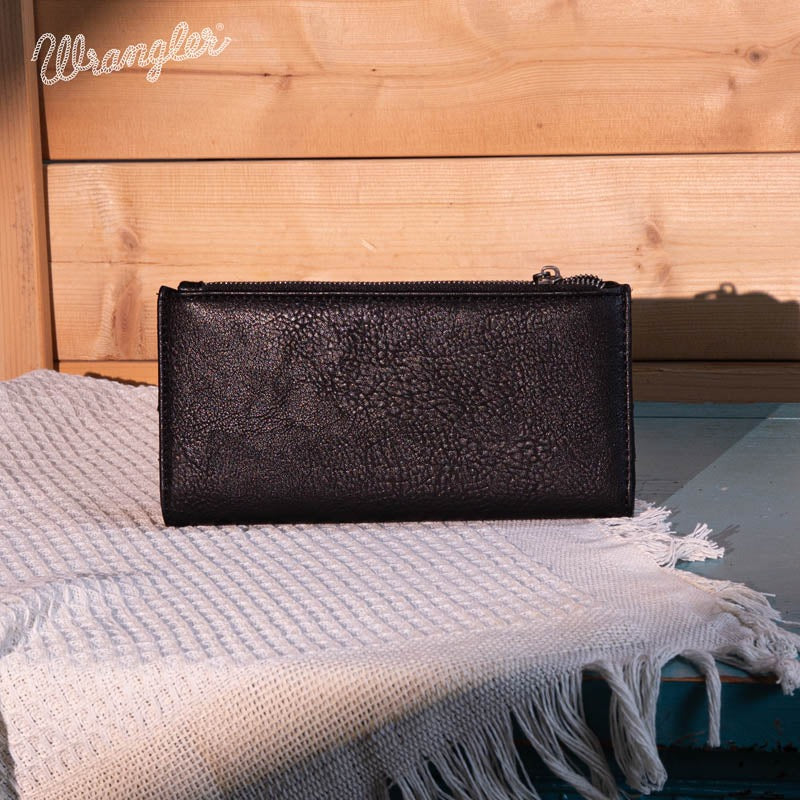 Boot Stitch Babe Wallet by Wrangler in Black
