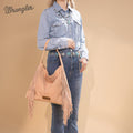 The Tracy Hobo Purse by Wrangler in Dark Pink