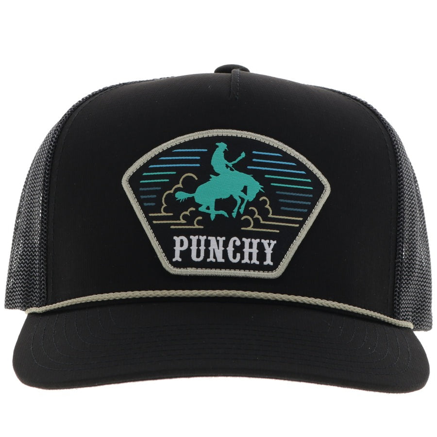 The Punchy Hat by Hooey Black/Black Mesh