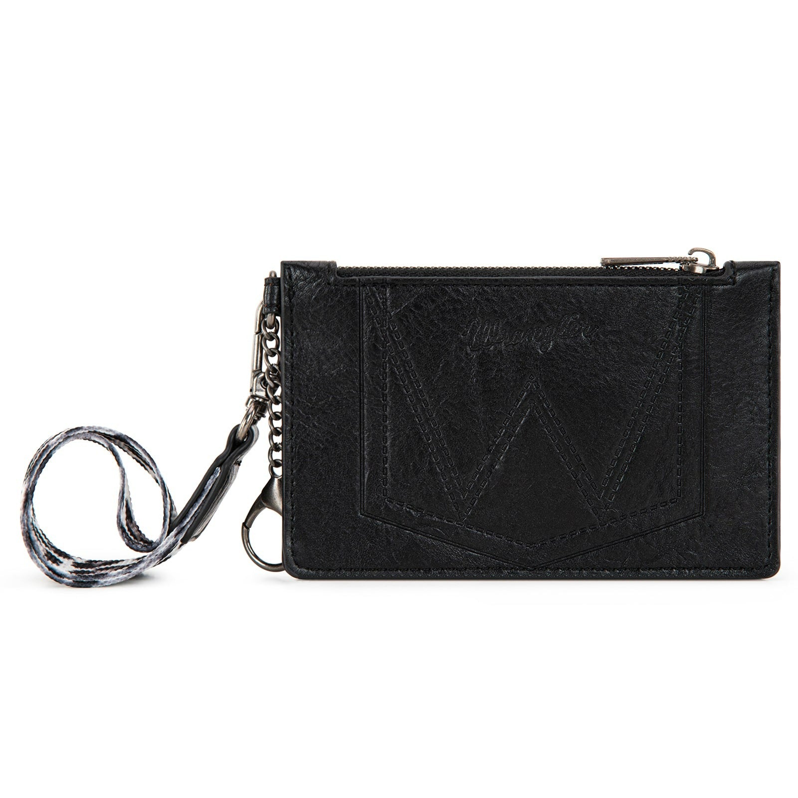 The Cat's Meow Wristlet Card Wallet by Wrangler - Black