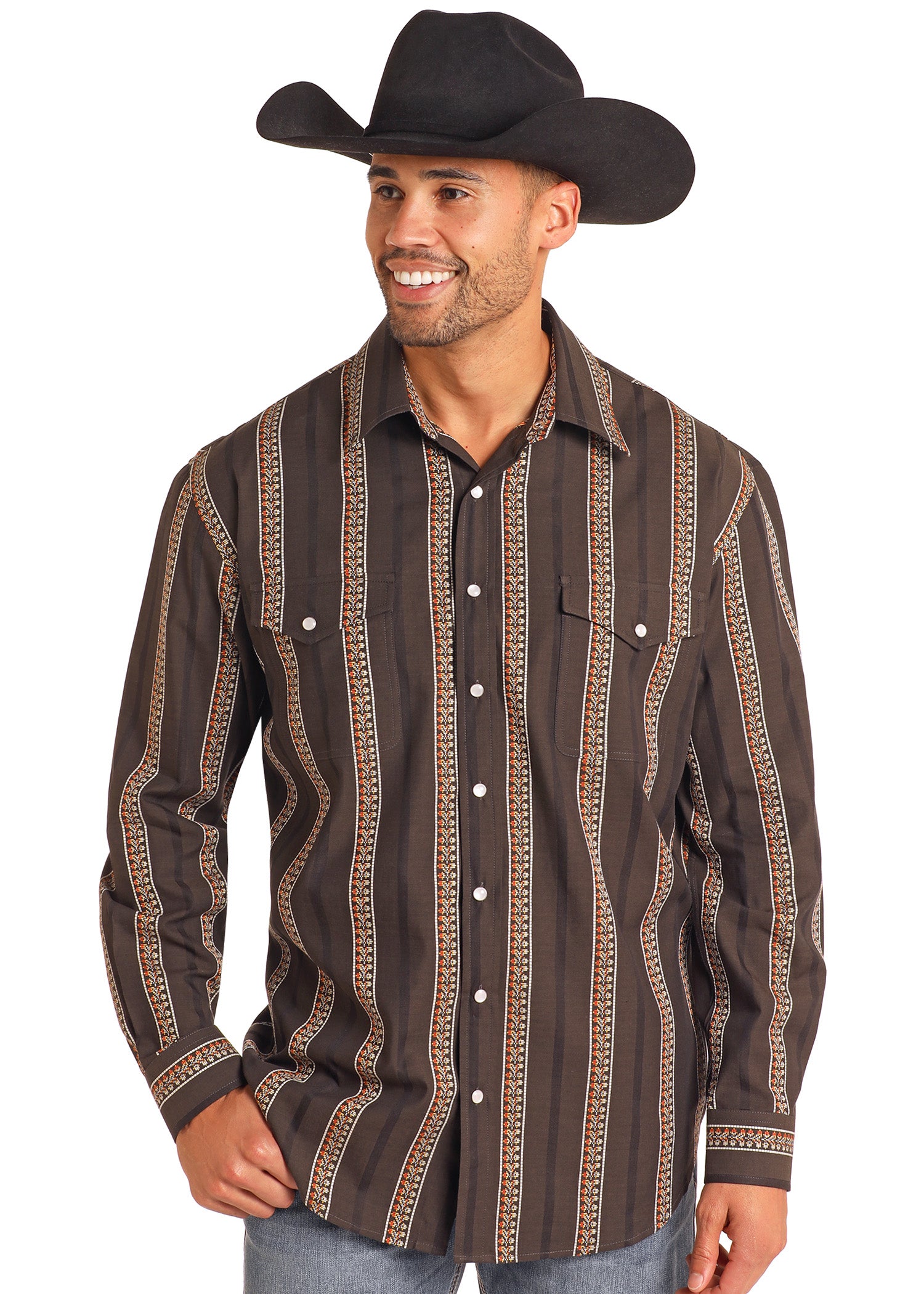The Rio Grande Pearl Snap Shirt by Rock & Roll Denim