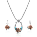 Ride for the Roses Jewelry Set by Montana Silversmiths