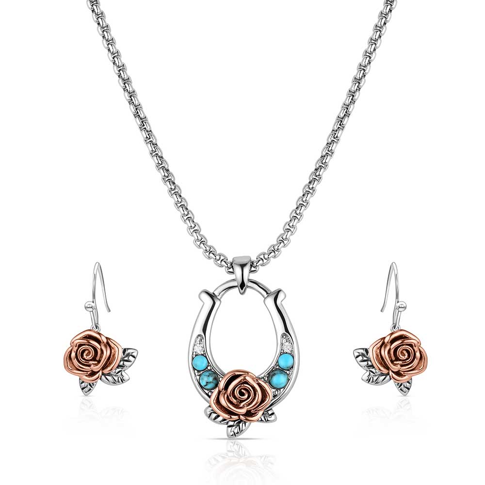 Ride for the Roses Jewelry Set by Montana Silversmiths