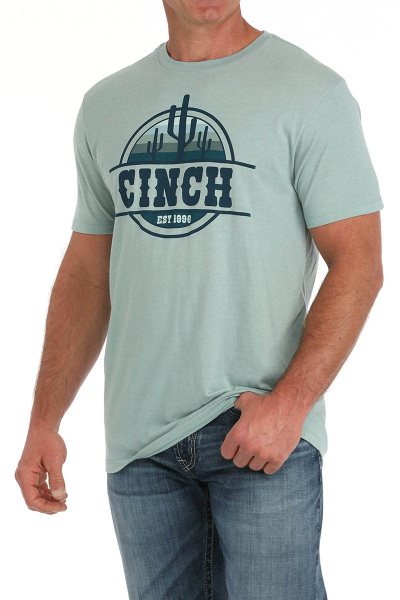 Classy Cactus Tee By Cinch in Green